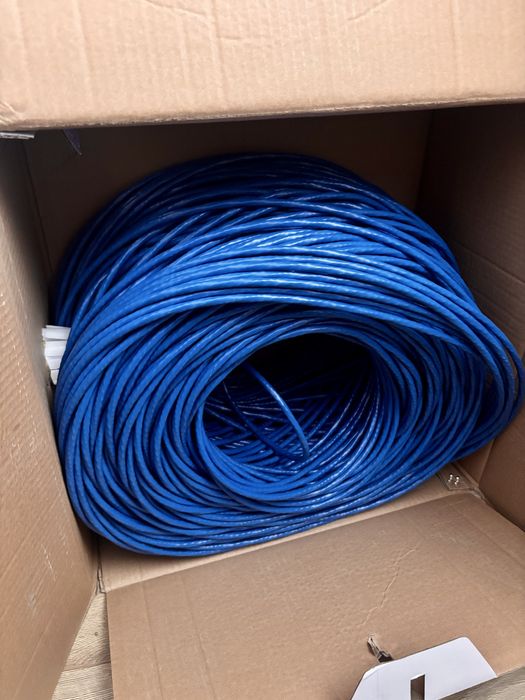 UTP кабель медь Cat 6 — продаю бухту / отрезы, медный, новый