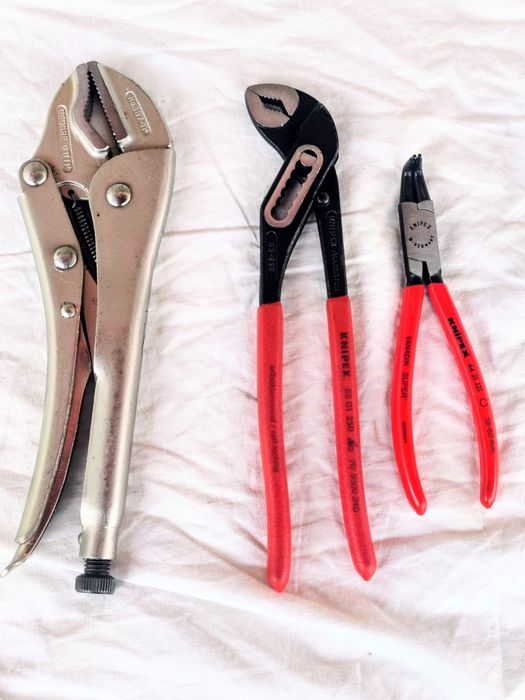 Gedore, Knipex, клещи и чирак