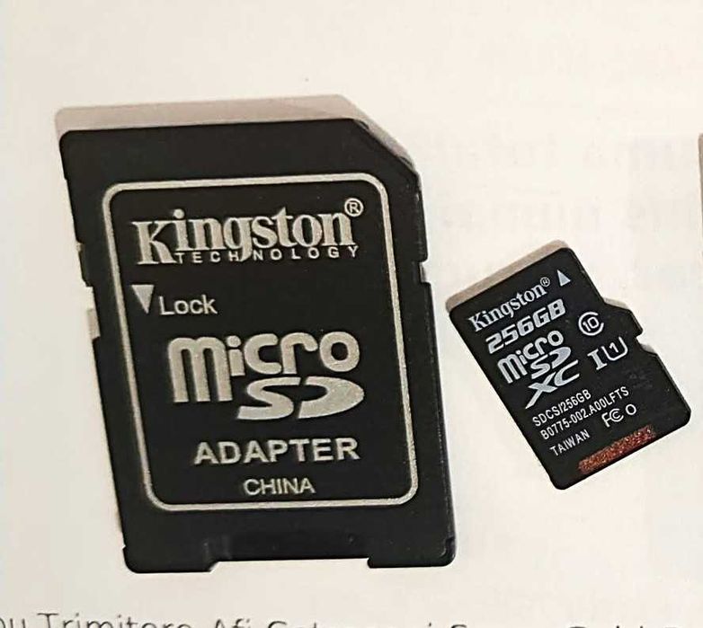 Card memorie micro SDXC Kingston 256GB