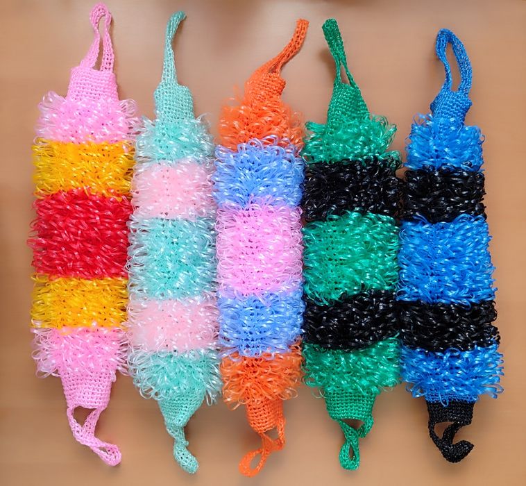 Мочалки ручная работа