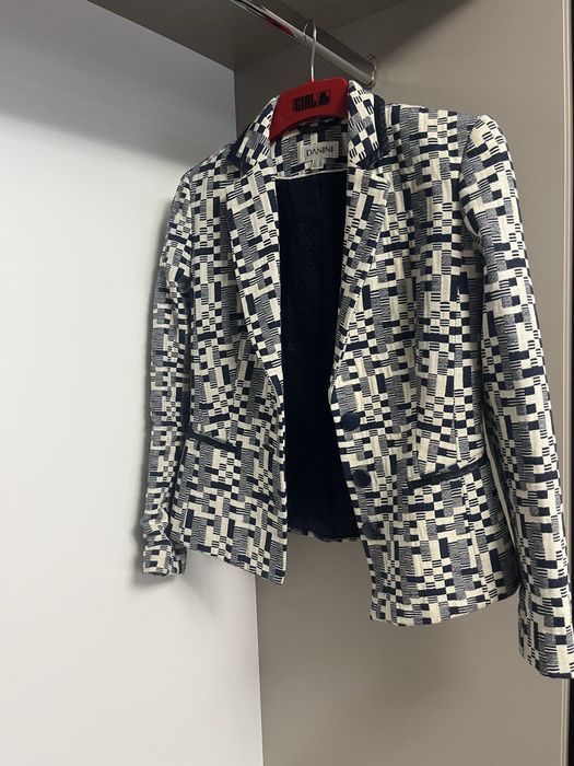 Сака Danini, Terranova -черно, синьо, бяло и черно