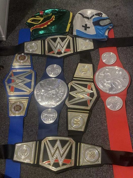 WWE Mattel championship belt шампионски колан 2010 John Cena Spinner Undisputed колани пояс  за юноши