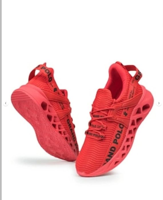 Tenişi bărbăteşti, material textil, model 329450, roşu, mărimea EU 42