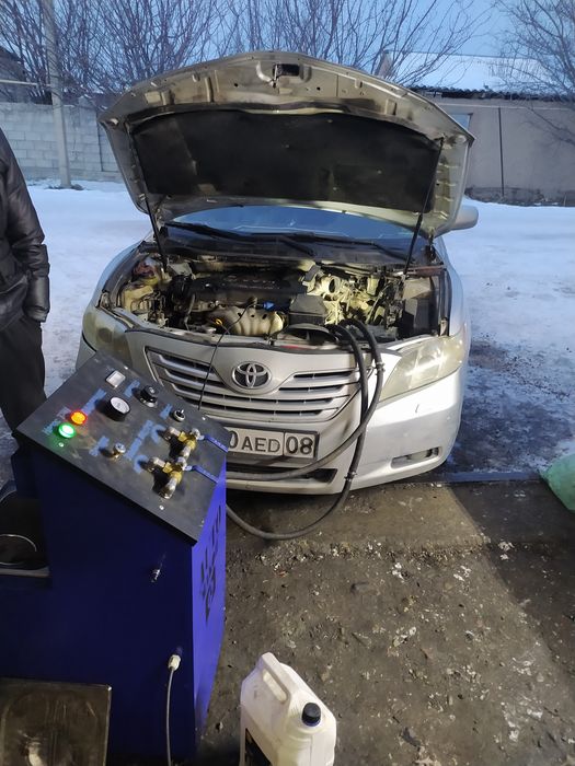 Чистка промывка радиатора печки