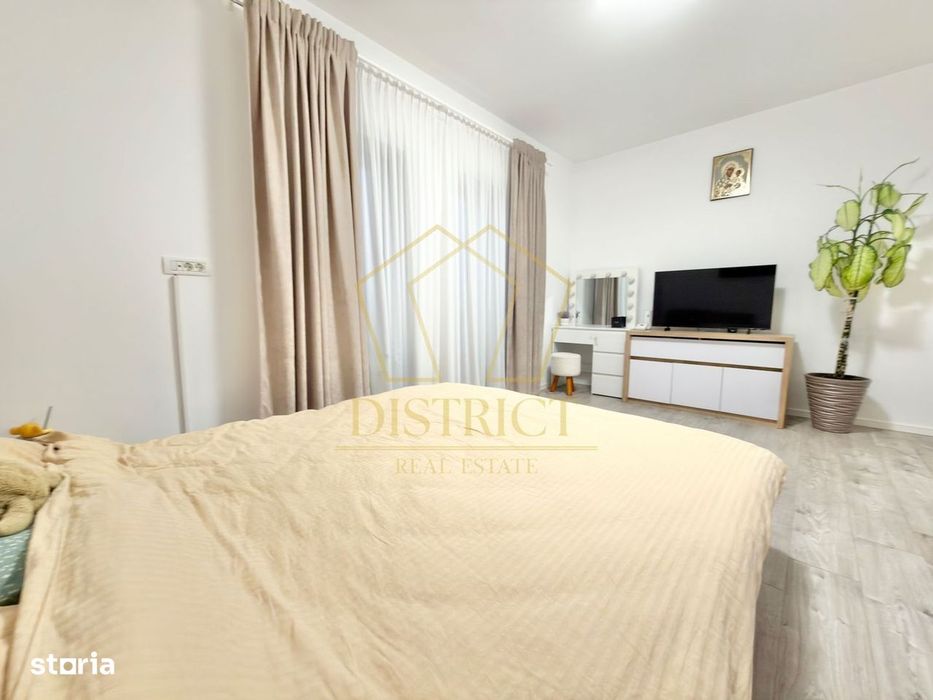 Apartament cu 3 camere mobilat si utlat, 70 mp utili, in Giroc la etaj
