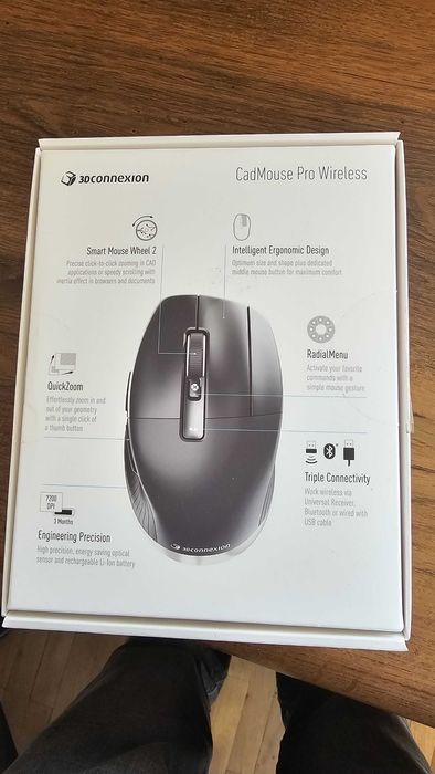 Мишка Mouse 3D Connexion CadMouse Pro Wireless
