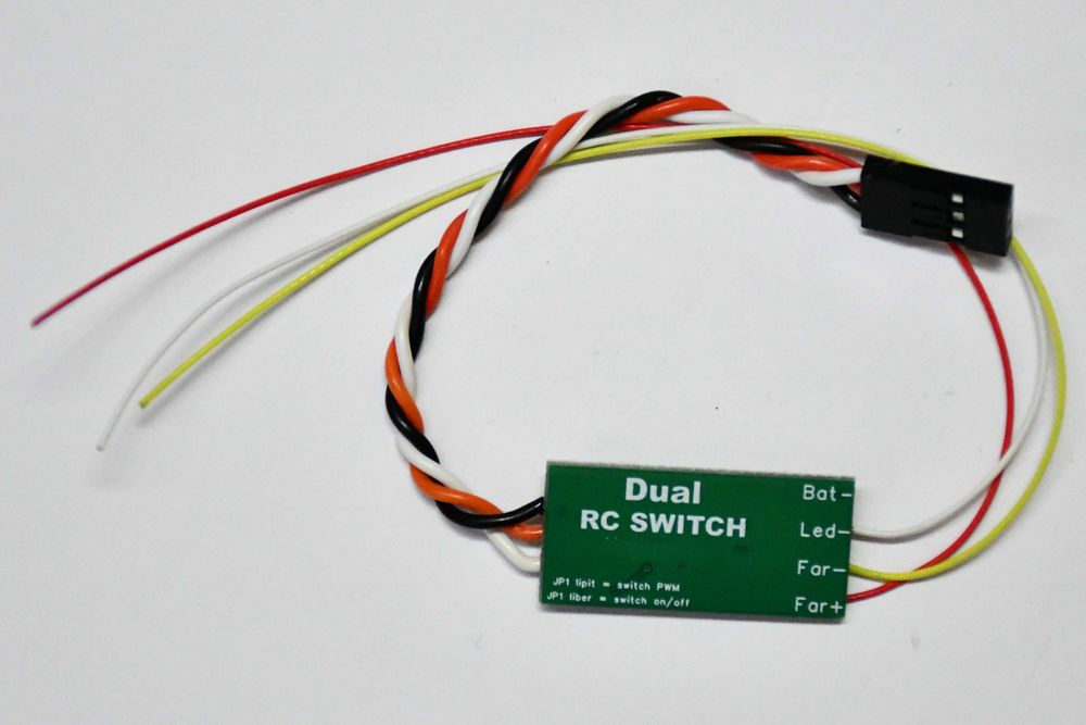 RC Switch 2 – Switch Dublu cu Memorie pentru Navomodele de Plantat