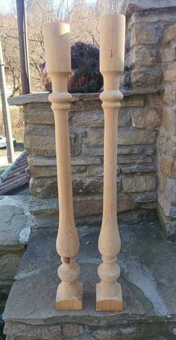 Дървени колонки за парапет