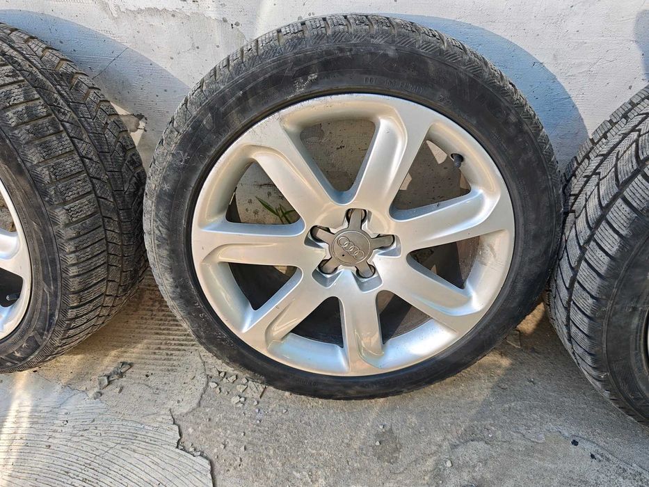 18 5х112 8.5ж ет32 лети джанти 4G8 601 025 AG за Ауди с гуми 245 45 18 Audi 5x112 8.5j et32 66.6mm