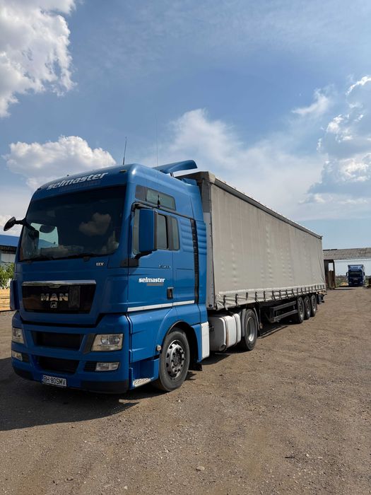 MAN TGX 18.440 EEV XXL 2012 + SCHMITZ SRP24 2008 ansamblu complet