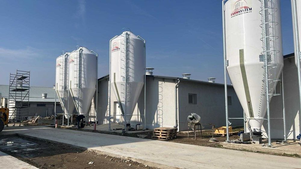 Siloz stocare cereale din fibra de sticla