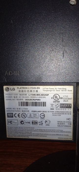 Монитор. LG. Flatron