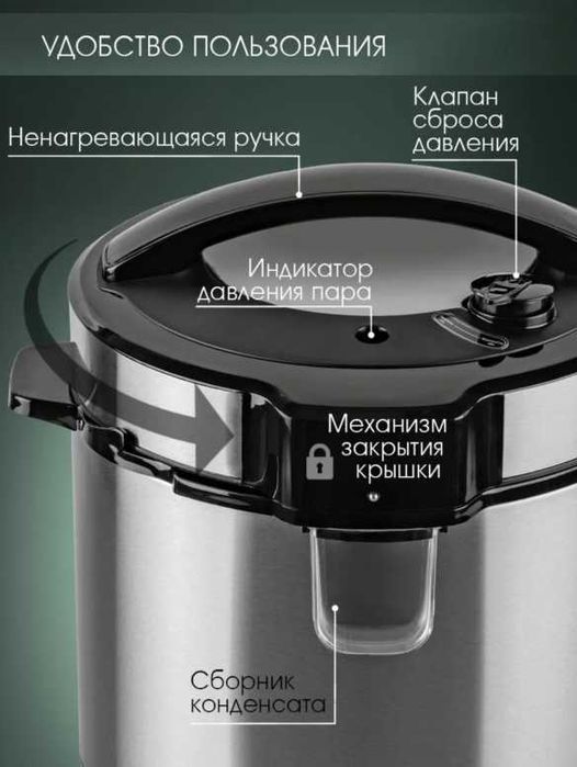 Скороварка + Мультиварка + Пароварка + Фритюр