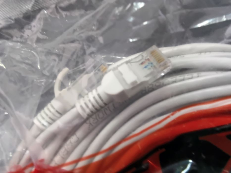 10 метров патчкорд шнур LAN RG45 новый