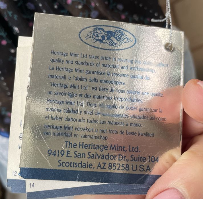 Allison красива нова порцеланова кукла от Америка