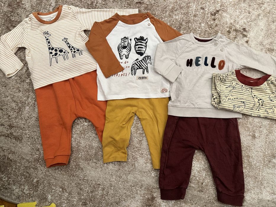 Лот дрехи 0-3 м ромпъри, бодита