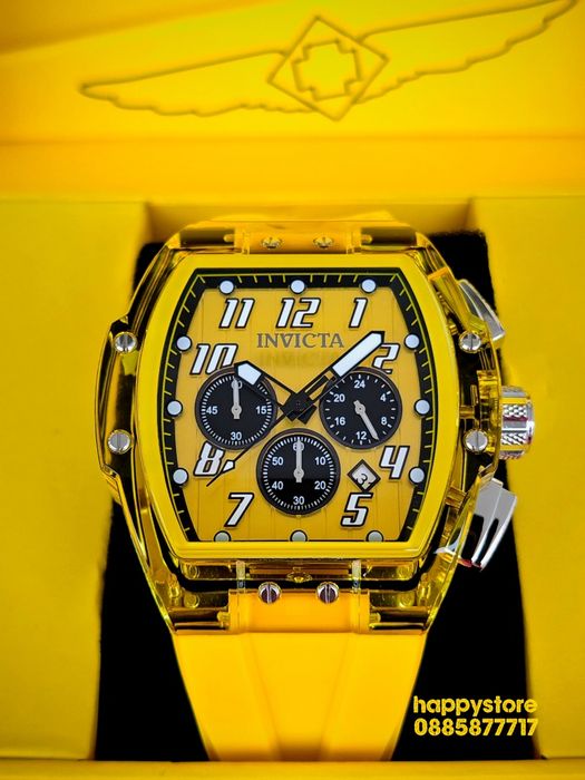 INVICTA Ghost Yellow 47 mm, Инвикта нов ръчен часовник
