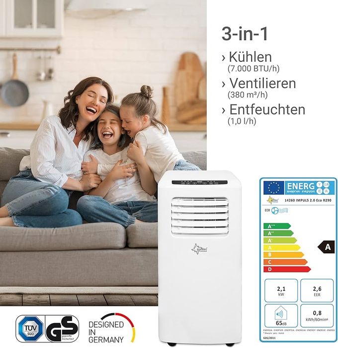 Мобильный кондиционер Uakeen 7 btu , mobil Kondisioner furyon 450