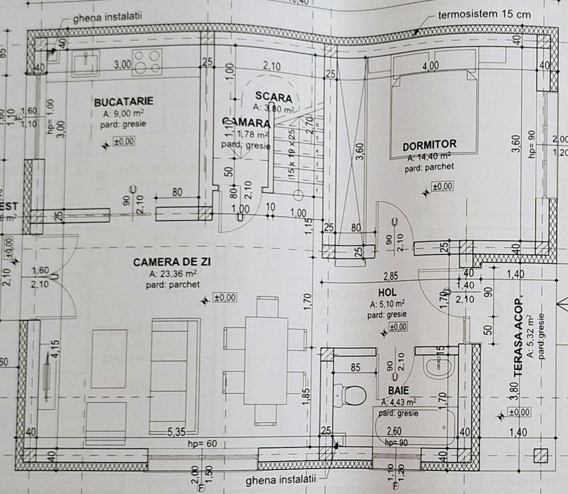 Vînd Vilă 5 camere premium Hărman linga stradă asfaltată,