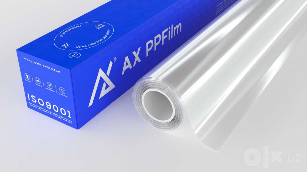 Avtomobillar uchun 190 mikron poliuretan himoya plyonkasi — AX PPFilm