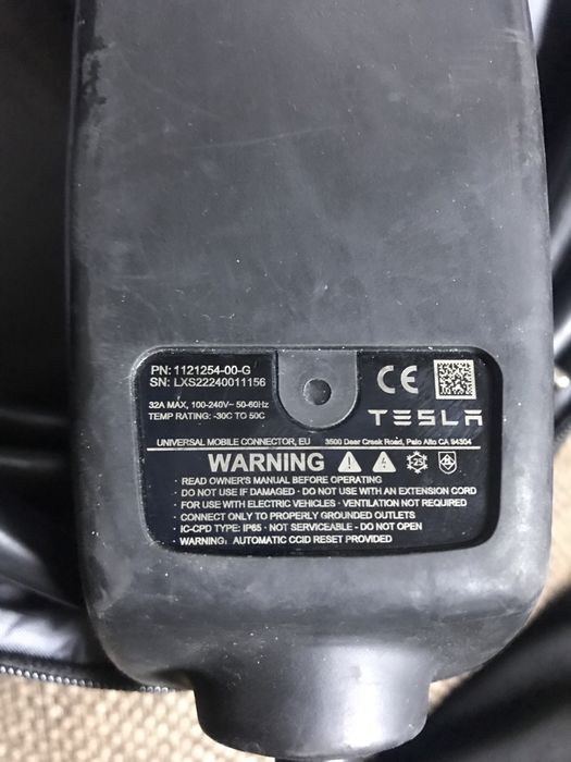 Tesla Mobile Charge Kit-schuko Комплект шуко за зареждане на Тесла 3