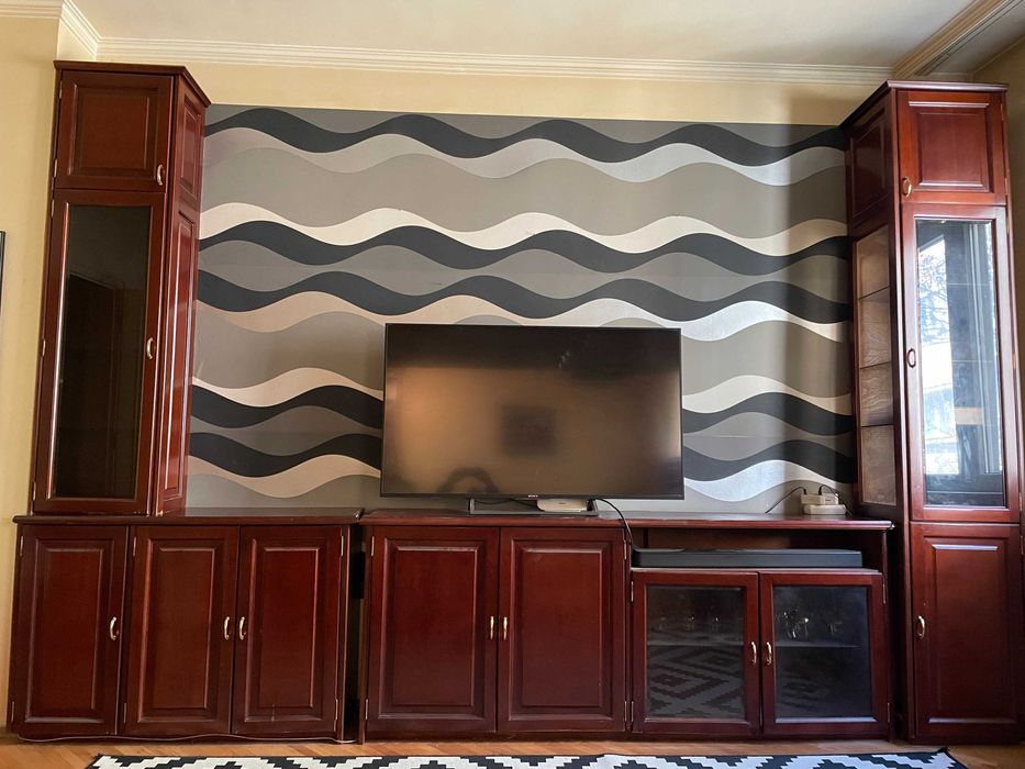 Холна секция в 3 части масивно дърво