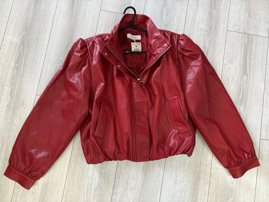 Страхотно червено кожено яке Reserved
