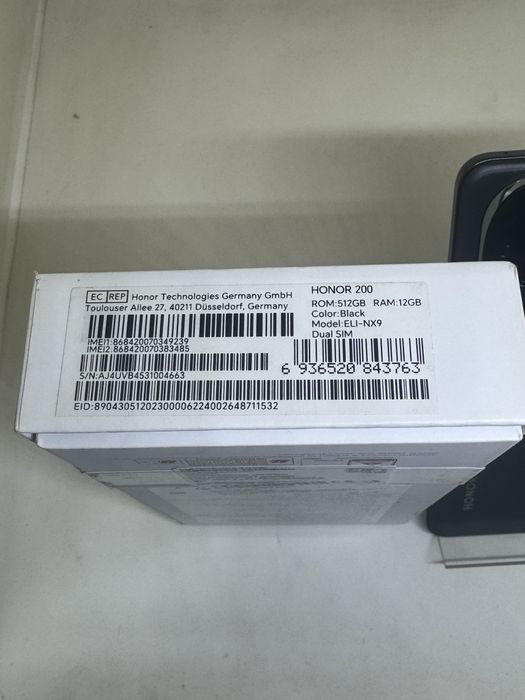 Honor 200 Black 512GB 12+12 Top