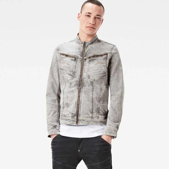 Оригинално дънково яке G-Star Raw Arc Zip Slim L , XL ново мъжко сиво