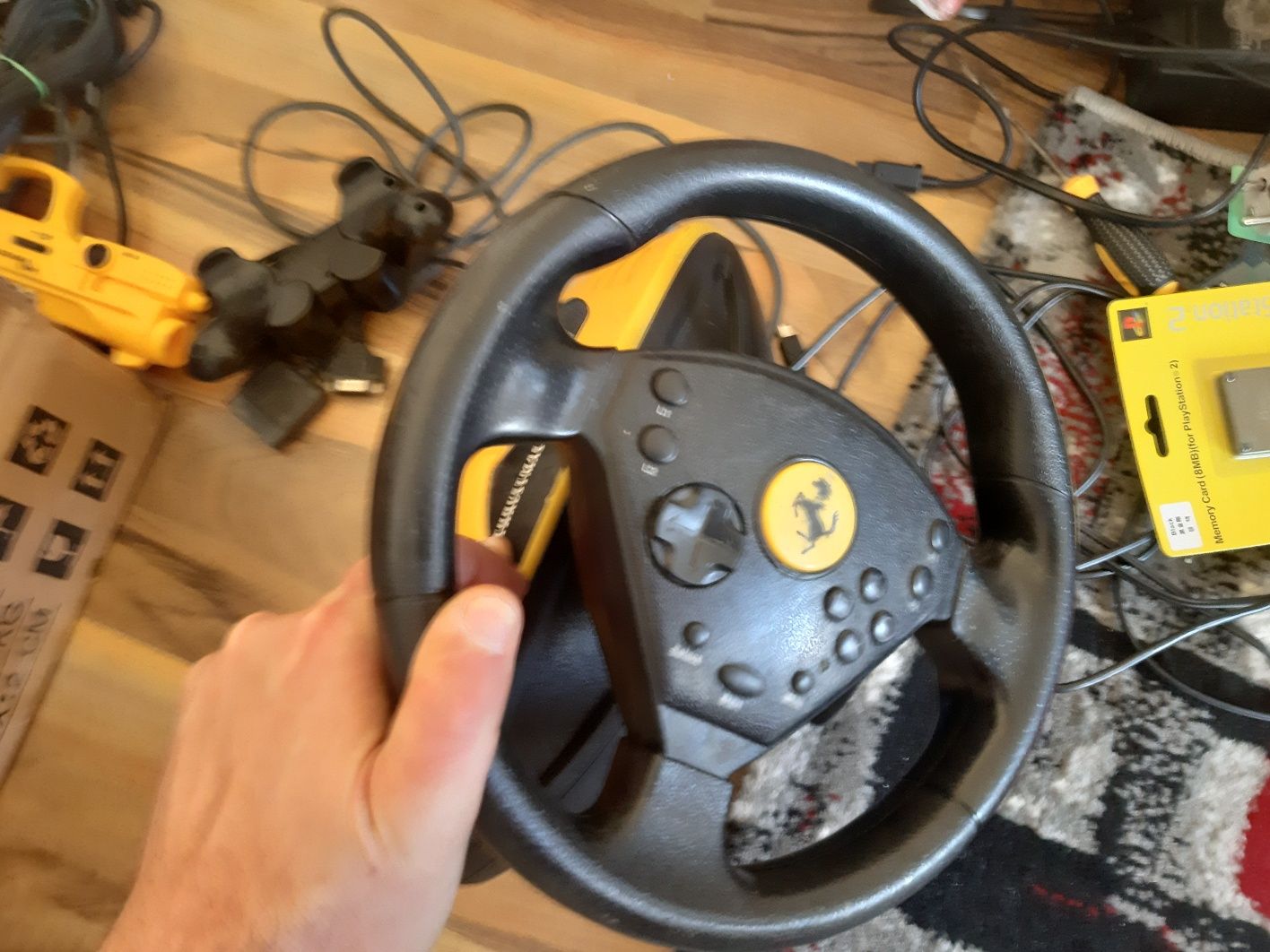 Плейстейшън 2 PS2 волан с нов джойстик и 60 игри хард гр. Пловдив ...