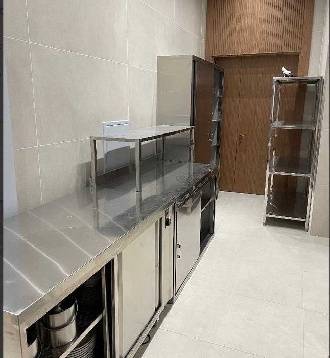 Стол для кухни ресторана из нержавейки | Restoran oshxonasi uchun stol