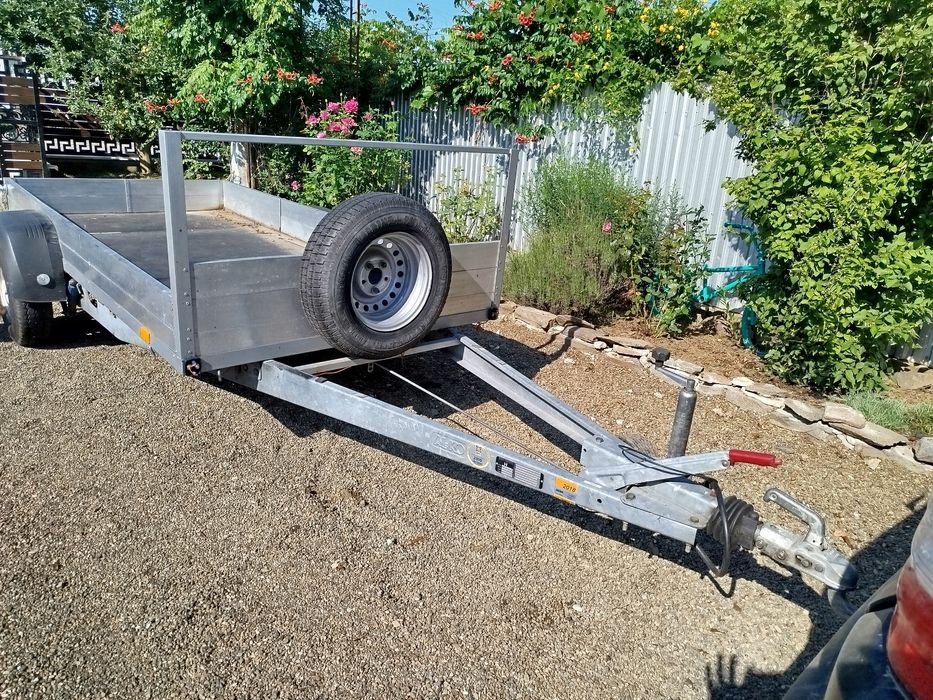 Remorcă auto 3.40 m  x 1. 40 m de 1250 kg masa maximă