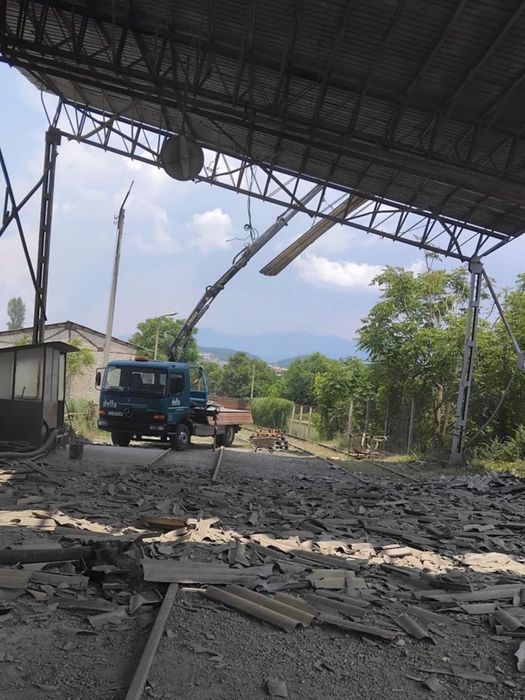 Транспортни услуги с кран и самосвал