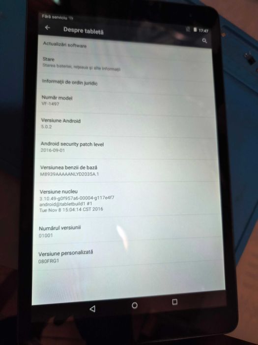 Tabletă Vodafone/TCL model VF-1497