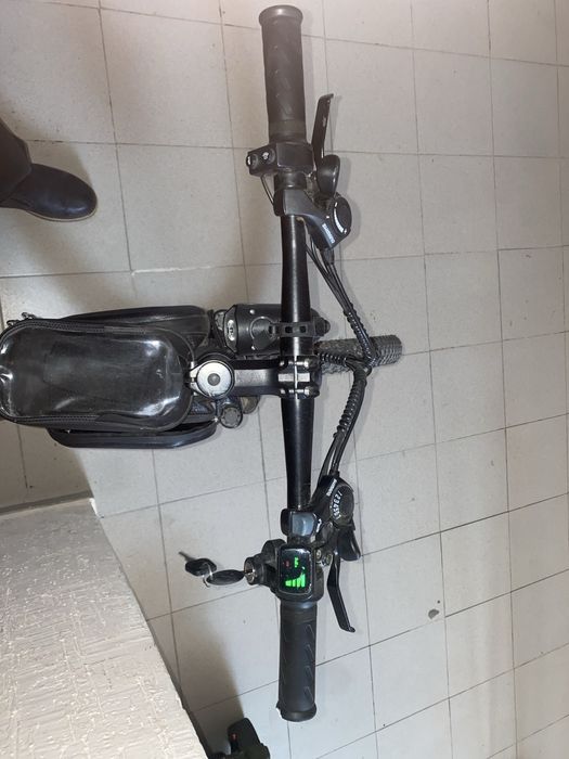 Электровелосипед Ортега с Яндекс термосумкой