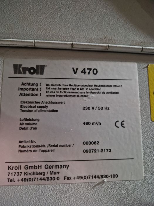 Печь на отработке Kroll W401 (Теплогенератор)