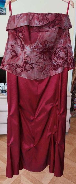 Rochie lunga de ocazie, de seara, de gala, de petrecere
din 3 piese