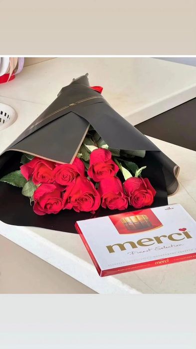 Цветы подарки розы