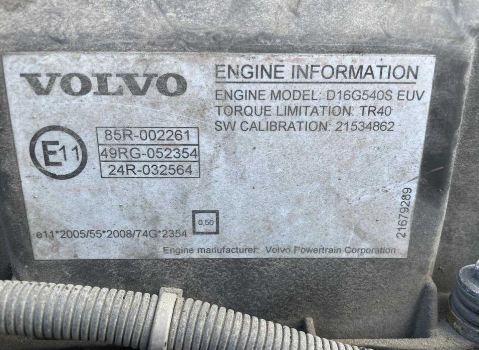 Motor VOLVO FH D16G540 / Dezmembrez VOLVO / Piese VOLVO