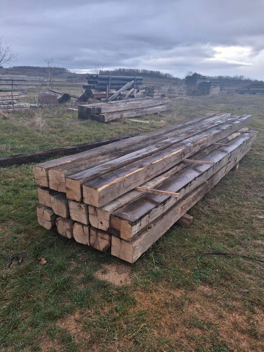 Grinzi vechi de stejar