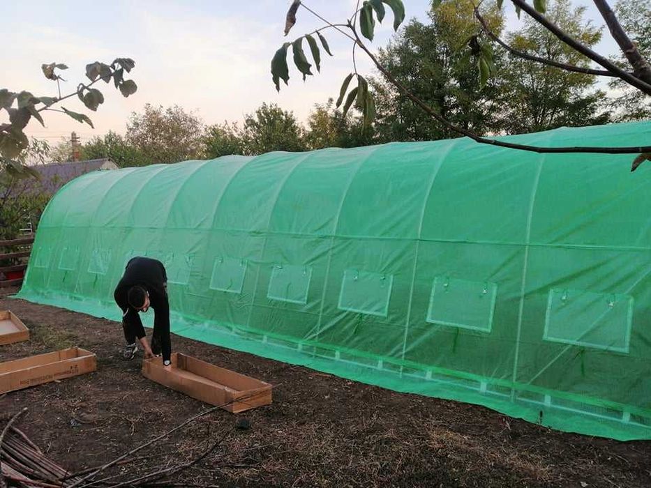 Solar/Sera Gradina tip tunel folie armată teava galvanizata 2x2-6x20ab