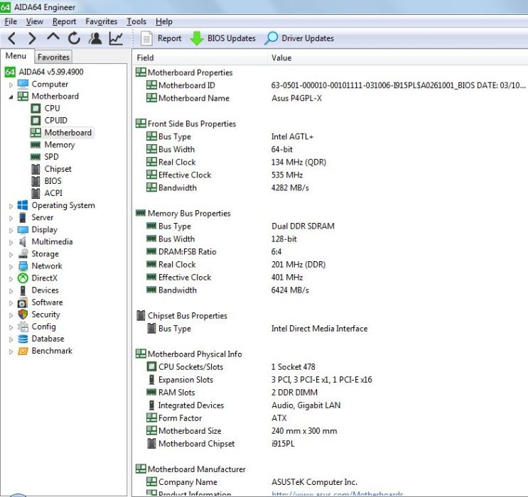 Дънна платка Asus P4GPL-X, Socket 478 гр. София Витоша • OLX.bg