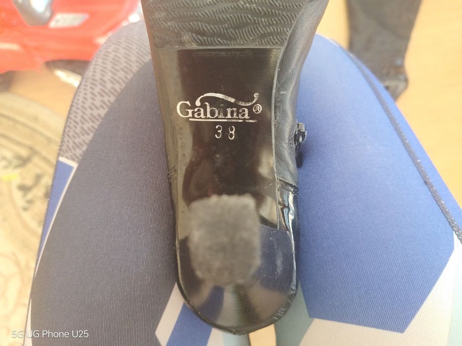 Ботуши естествена кожа 38 отлични