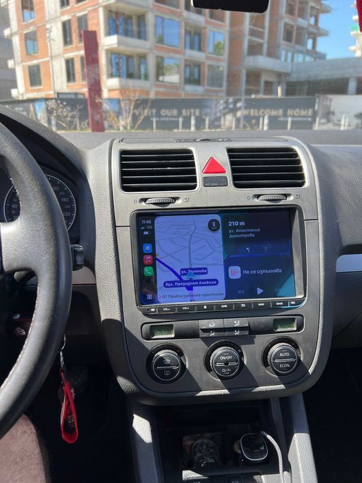 Мултимедия за VW  9 Inch, Android 15.0, 4GB RAM / 64GB ROM, Carplay/Android Auto, Mirror Link.