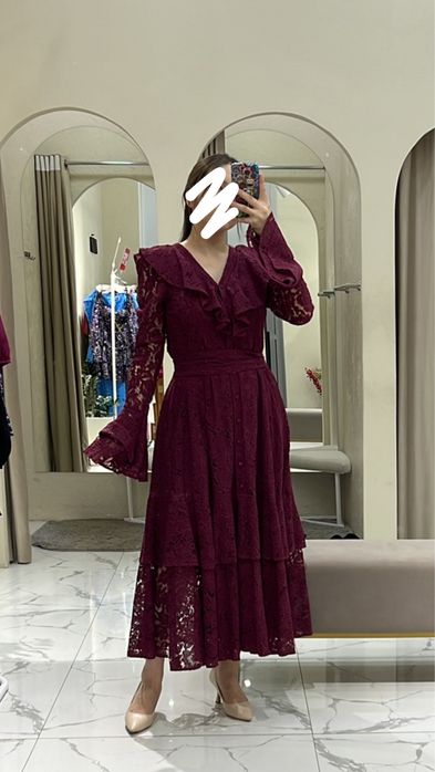 Продам гипюровое платье хорошего состояния