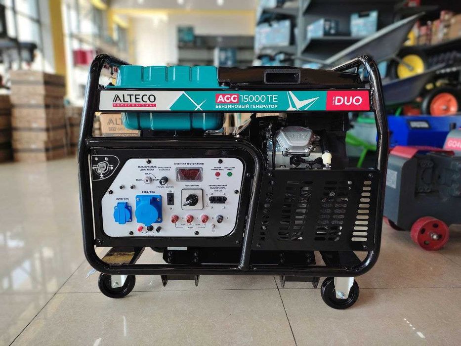 Бензиновый портативный генератор ALTECO AGG15000TE DUO 12КВт 220В/380В