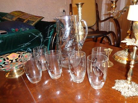 Набор кувшин и бокалы Чехия