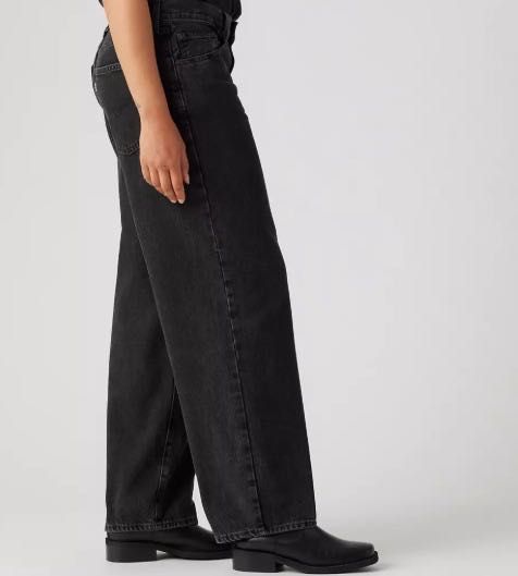 Оригинални дънки Levi’s Baggy Dad – черни, W25 L34