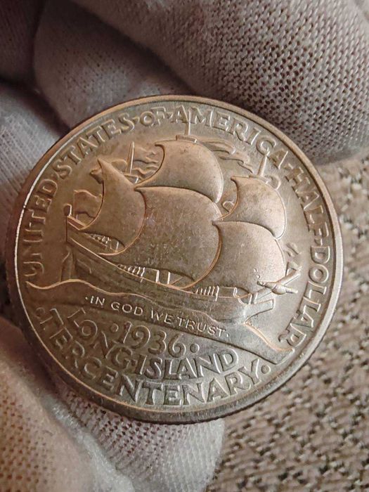 1/2 долар 1936 Long Island