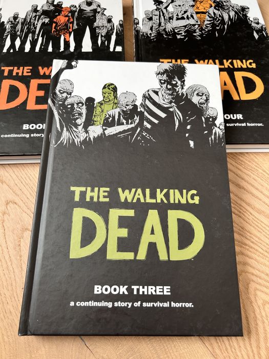 The Walking Dead hard cover book 3 4 6